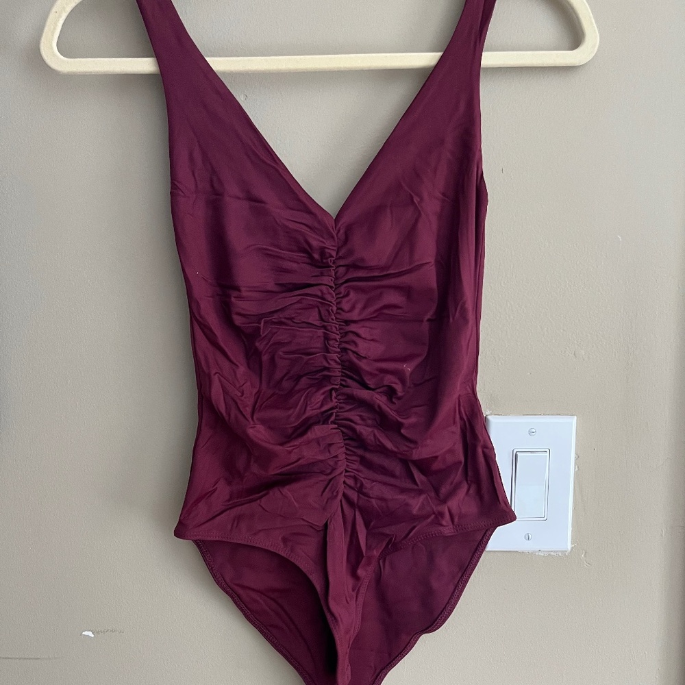 Maroon Forever 21 Body Suit